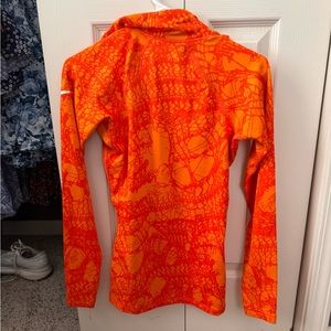 Orange Nike Dri-fit pullover